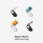 Samsung Galaxy SmartTag 2 - Bluetooth Tracker (4 Pack)