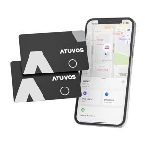 ATUVOS AirTag Wallet Tracker - 2 Pack
