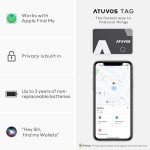 ATUVOS AirTag Wallet Tracker - 2 Pack