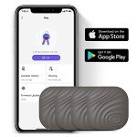 Nutale Bluetooth Key Finder - 4 Pack Keychain
