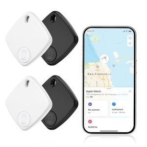 Olycism 4-Pack GPS Key Finder Trackers
