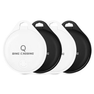 QING CAOQING 4-Pack Bluetooth Tracker Tags