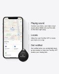 QING CAOQING 4-Pack Bluetooth Tracker Tags