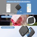 Olycism 4-Pack GPS Key Finder Trackers