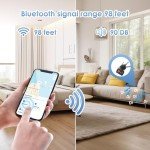 Olycism 4-Pack GPS Key Finder Trackers