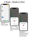 QING CAOQING 4-Pack Bluetooth Tracker Tags