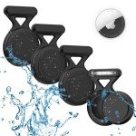 Kids AirTag Holder - Set of 4 Waterproof Silicone