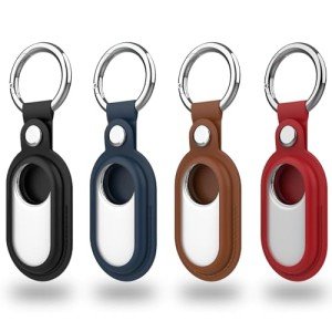 Kahadi Leather Case for Samsung Galaxy SmartTag2 - 4 Pack