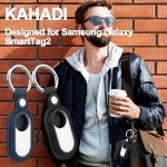Kahadi Leather Case for Samsung Galaxy SmartTag2 - 4 Pack