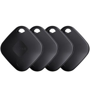 Yipoyilo Smart Bluetooth Tracker - 4 Pack (Black)