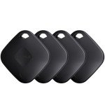 Yipoyilo Smart Bluetooth Tracker - 4 Pack (Black)