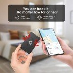 Olycism Waterproof Wallet Tracker Card with 2-Year Battery