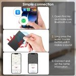 Olycism Waterproof Wallet Tracker Card with 2-Year Battery