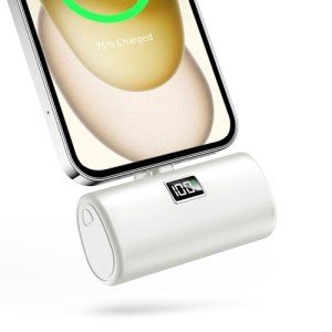 JEJILL 6000mAh Mini Power Bank with LCD Display