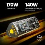 Shargeek 170W Power Bank with Smart Display