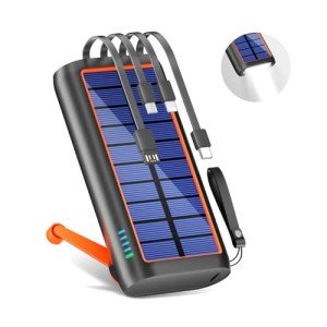 ReeZar 61200mAh Solar Power Bank & Flashlight