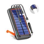 ReeZar 61200mAh Solar Power Bank & Flashlight