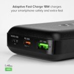 20,000 mAh Powerbank with Dual USB & USB-C