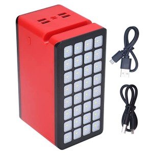 100,000mAh Solar Power Bank with 4 USB Ports