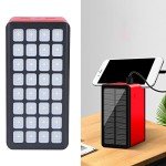 100,000mAh Solar Power Bank with 4 USB Ports