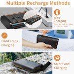 ReeZar 61200mAh Solar Power Bank & Flashlight
