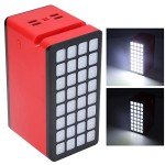 100,000mAh Solar Power Bank with 4 USB Ports