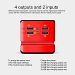 100,000mAh Solar Power Bank with 4 USB Ports