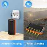 Wireless Solar Charger 33800mAh with LED Lights