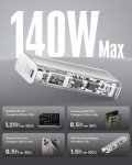 Shargeek 140 Power Bank 20000mAh with Smart Display