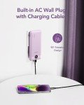 VEGER Portable Charger with Built-in Cables, 10000mAh