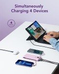 VEGER Portable Charger with Built-in Cables, 10000mAh