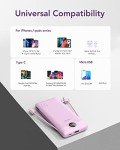 VEGER Portable Charger with Built-in Cables, 10000mAh