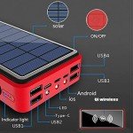 Brightviee 100000mAh Solar Power Bank Charger
