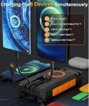 MQOUNY Orange Portable Power Bank