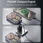 15W Magnetic Wireless Power Bank - 5000mAh
