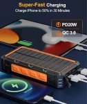 MQOUNY Orange Portable Power Bank