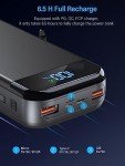 32000mAh Fast Charging Power Bank with Built-in Cables