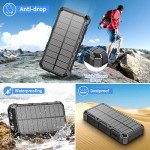 High-Capacity Solar Power Bank with Fast Charging