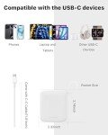 MYBAT 10000mAh Power Bank with USB-C - White