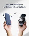VEGER 10000mAh Portable Charger with Built-in Cables