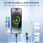 15000mAh Mini Power Bank with USB-C Output
