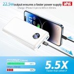 IAPOS 40000mAh Fast Charging Power Bank - White
