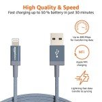 Nylon Braided Lightning to USB-A Charging Cable