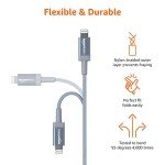 Nylon Braided Lightning to USB-A Charging Cable