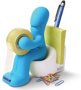 Butt Tape Dispenser - Fun Desk Organizer Gift
