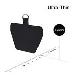 Adjustable Crossbody Phone Lanyard Strap - Black