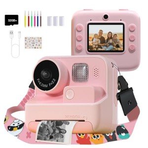 Mafiti Kids Instant Print Camera (Pink)