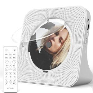 Portable Bluetooth CD Player with HiFi Sound