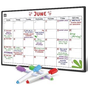 Smart Panda Magnetic Fridge Whiteboard Calendar Planner