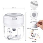 Portable Electric Mini Garlic Chopper with USB Charge
